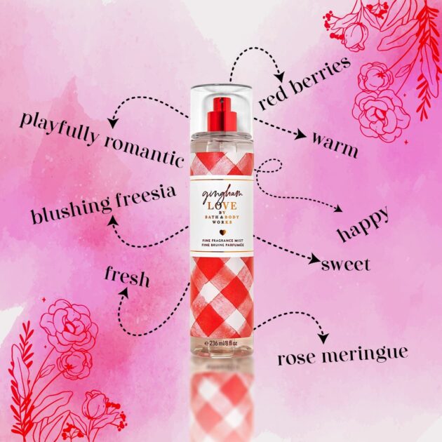 ⁦Bath and Body Works Gingham Love Fine⁩ - الصورة ⁦2⁩